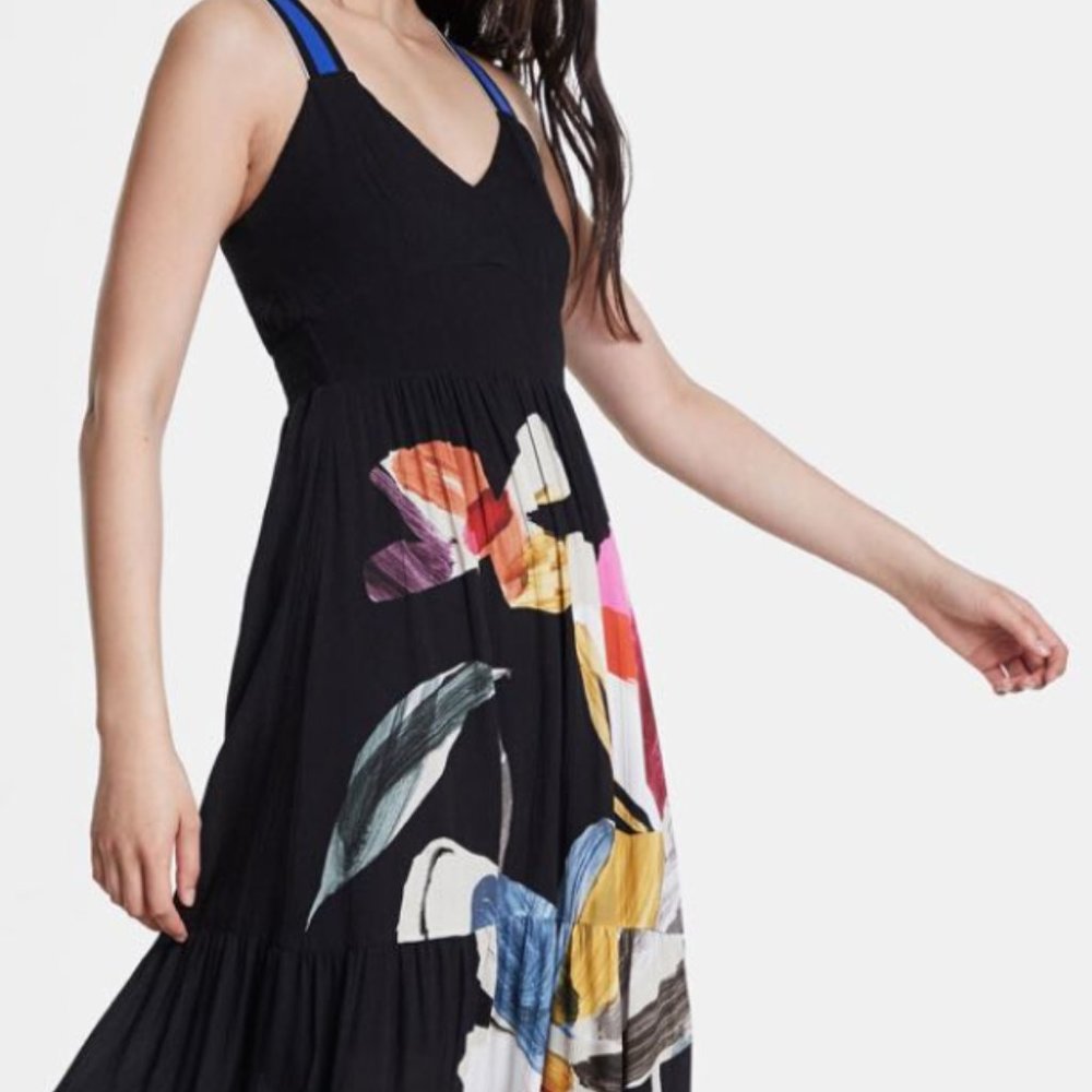 Desigual "Lisboa" Floral Maxi Dress